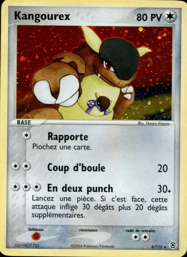 Kangourex · EX Rouge Feu & Vert Feuille 6/112