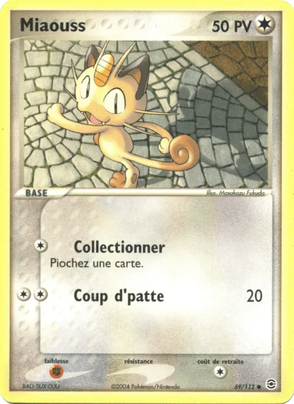 Miaouss · EX Rouge Feu & Vert Feuille 69/112