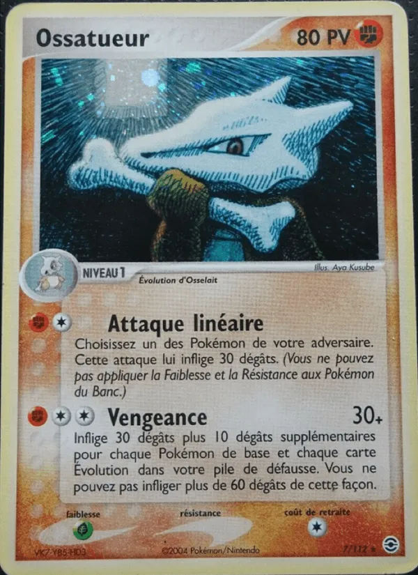 Ossatueur · EX Rouge Feu & Vert Feuille 7/112