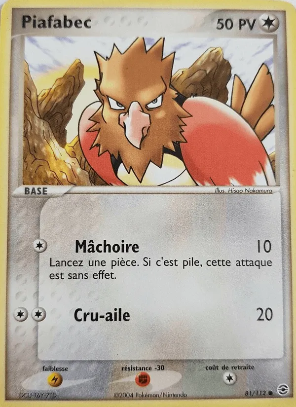 Piafabec · EX Rouge Feu & Vert Feuille 81/112