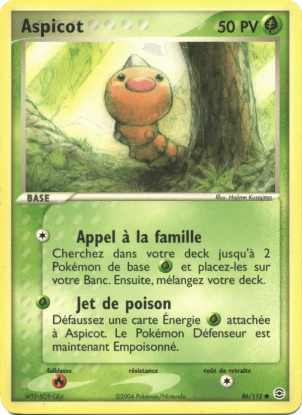 Aspicot · EX Rouge Feu & Vert Feuille 86/112