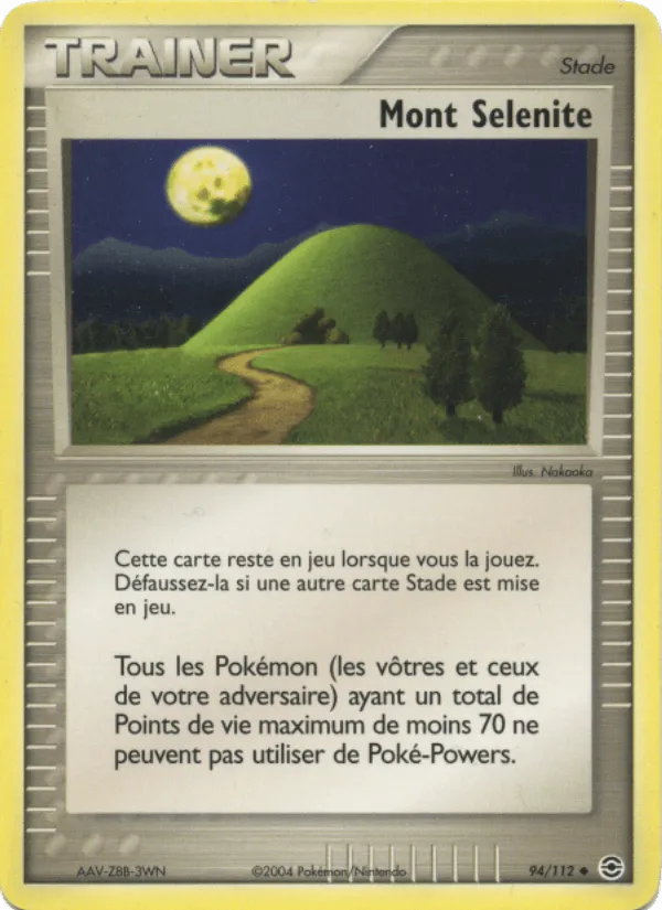 Mont Selenite · EX Rouge Feu & Vert Feuille 94/112