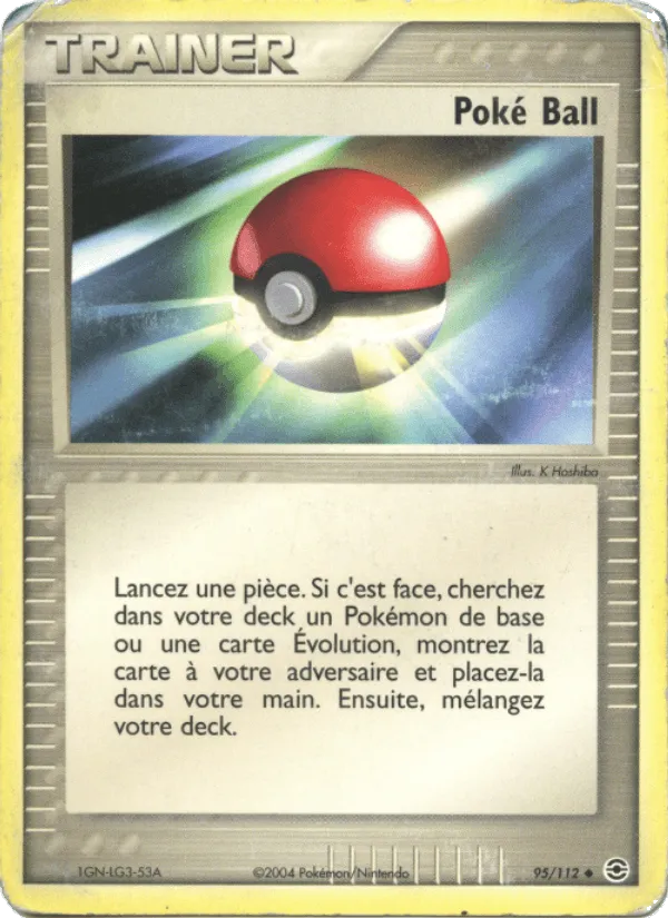 Poké Ball · EX Rouge Feu & Vert Feuille 95/112