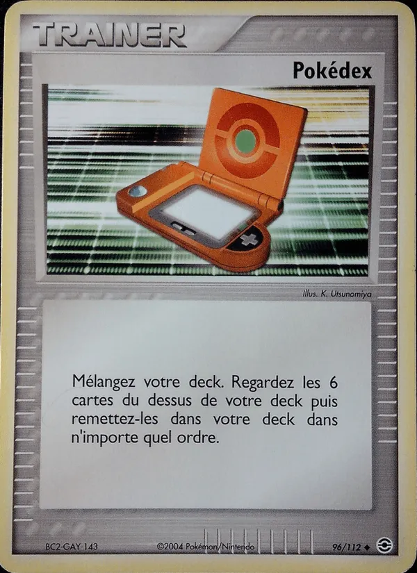 Pokédex · EX Rouge Feu & Vert Feuille 96/112