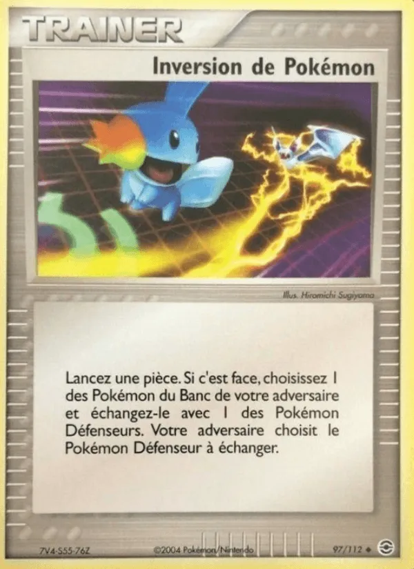 Inversion de Pokémon · EX Rouge Feu & Vert Feuille 97/112