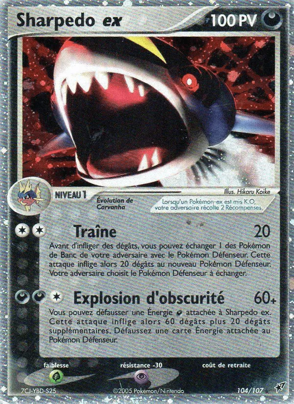 Sharpedo ex · EX Deoxys 104/107