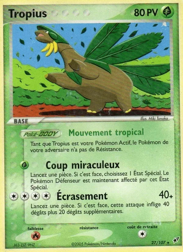 Tropius · EX Deoxys 27/107