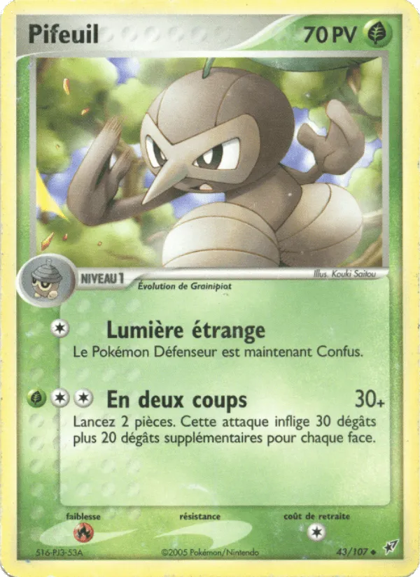Pifeuil · EX Deoxys 43/107