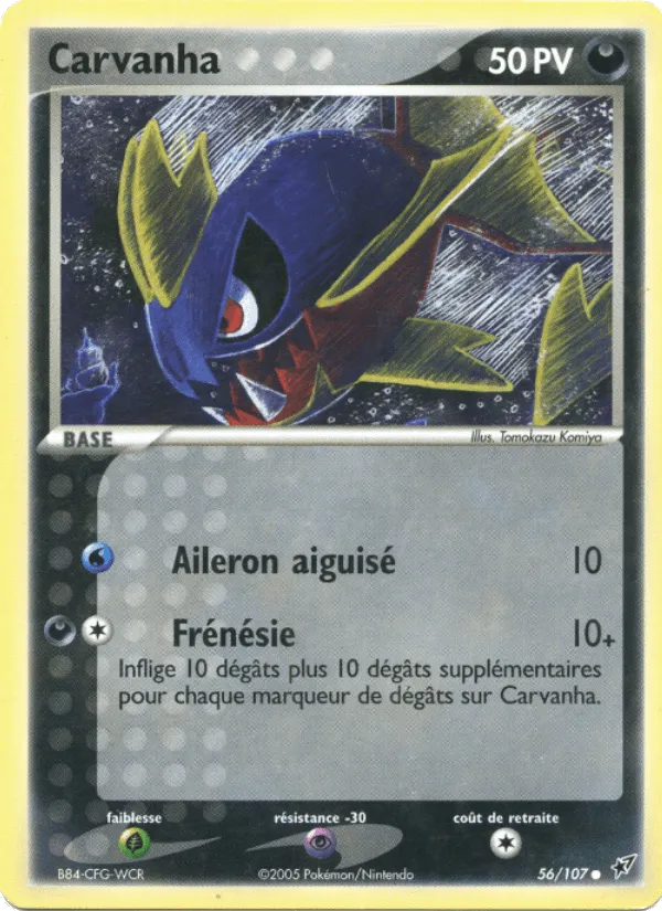 Carvanha · EX Deoxys 56/107