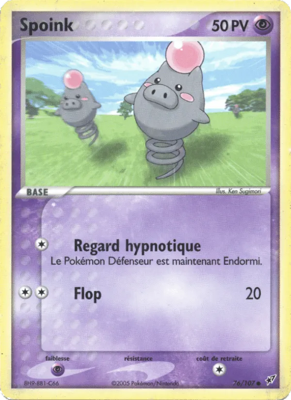 Spoink · EX Deoxys 76/107