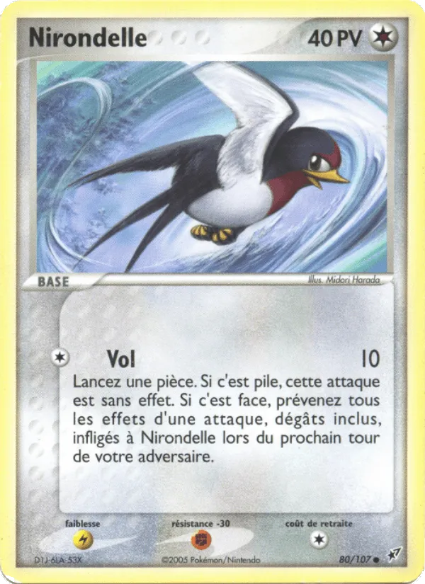 Nirondelle · EX Deoxys 80/107