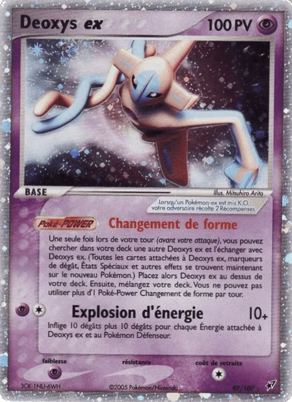 Deoxys ex · EX Deoxys 97/107