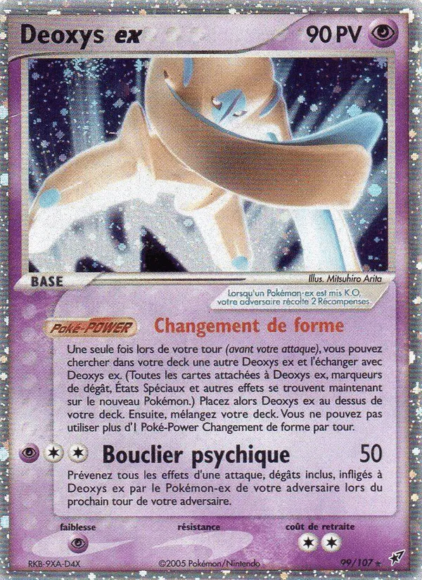 Deoxys ex · EX Deoxys 99/107