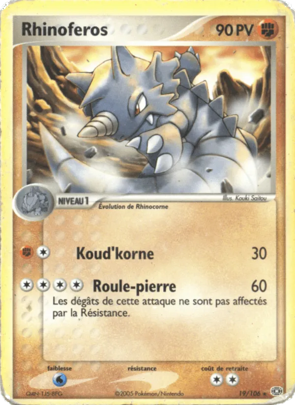 Rhinoféros · EX Émeraude 19/106