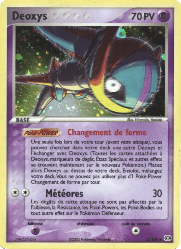 Deoxys · EX Émeraude 2/106