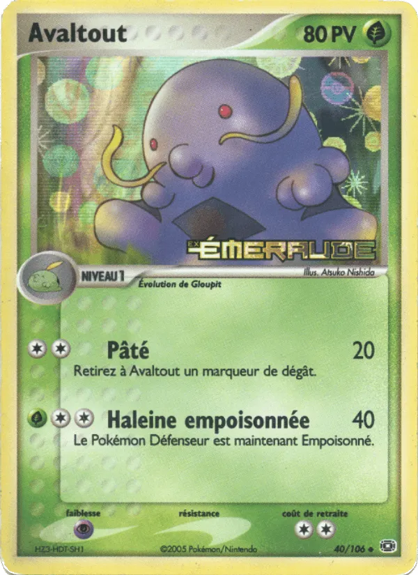 Avaltout · EX Émeraude 40/106