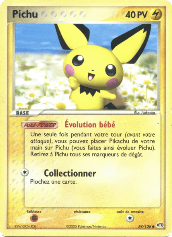 Pichu · EX Émeraude 59/106