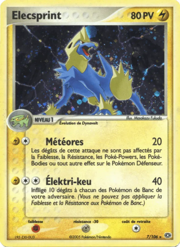 Élecsprint · EX Émeraude 7/106