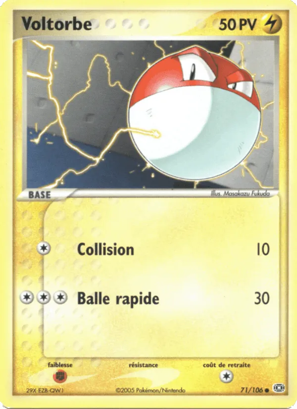 Voltorbe · EX Émeraude 71/106