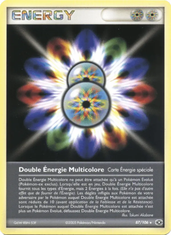 Double Énergie Multicolore · EX Émeraude 87/106
