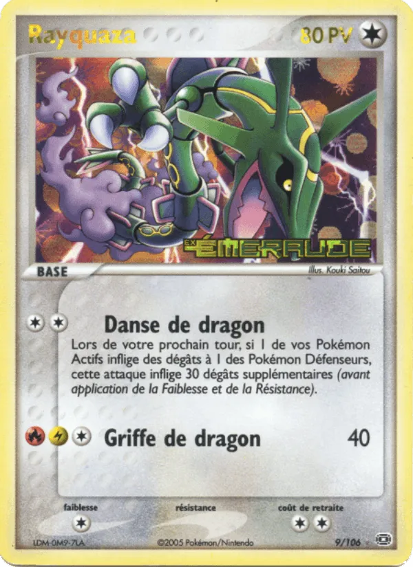 Rayquaza · EX Émeraude 9/106