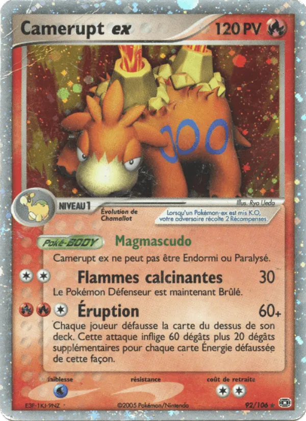 Camerupt ex · EX Émeraude 92/106