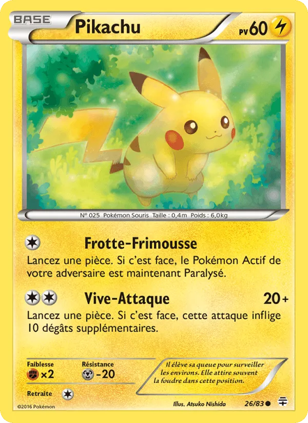 Pikachu · Générations 26/83