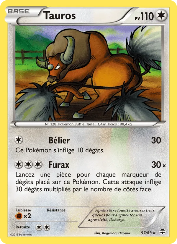 Tauros · Générations 57/83