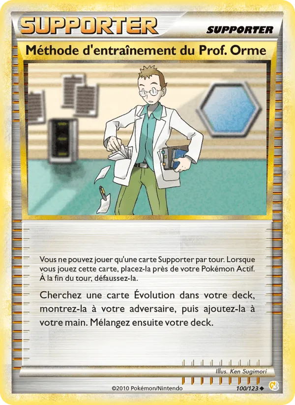 Méthode d'entraînement du Prof.Orme · HeartGold SoulSilver 100/123