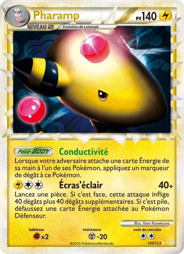 Pharamp · HeartGold SoulSilver 105/123