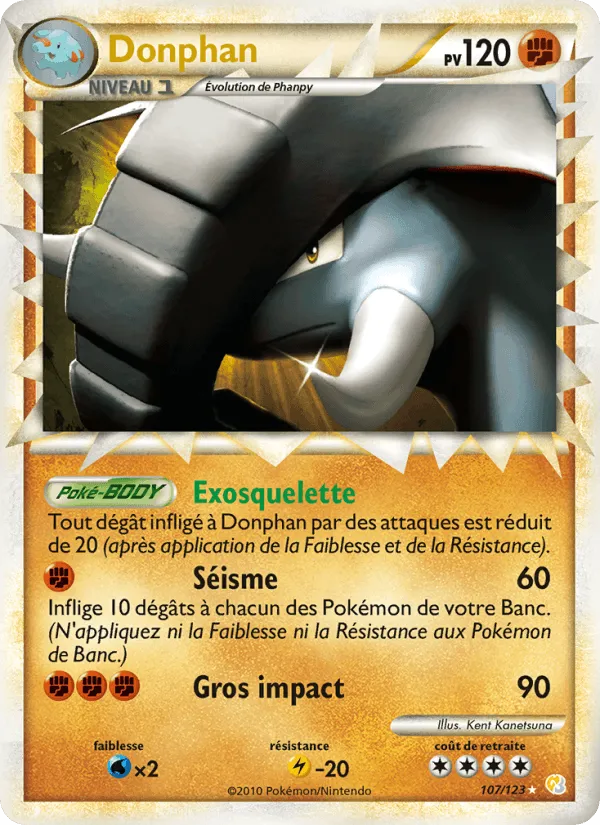 Donphan · HeartGold SoulSilver 107/123
