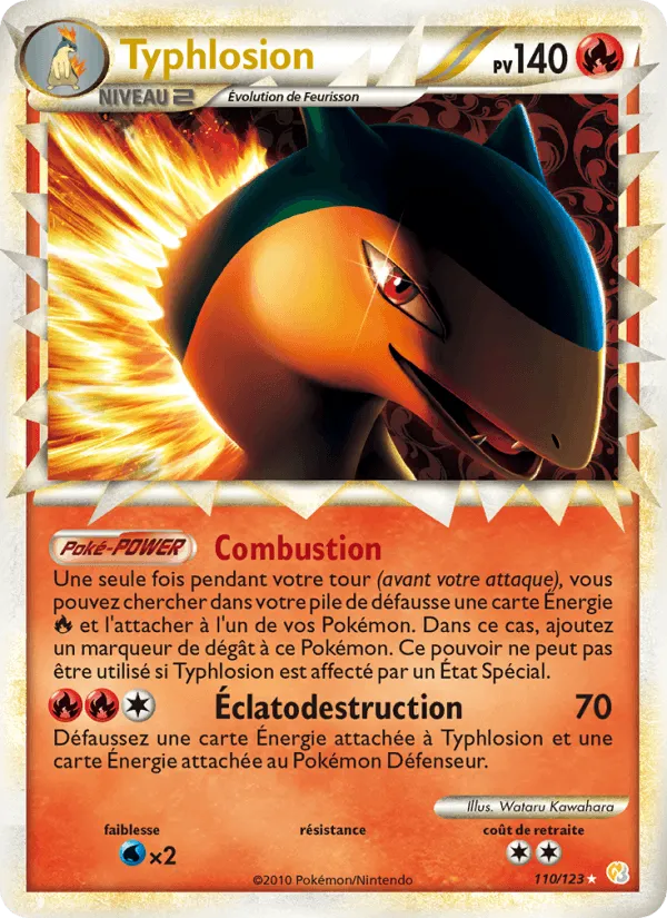 Typhlosion · HeartGold SoulSilver 110/123