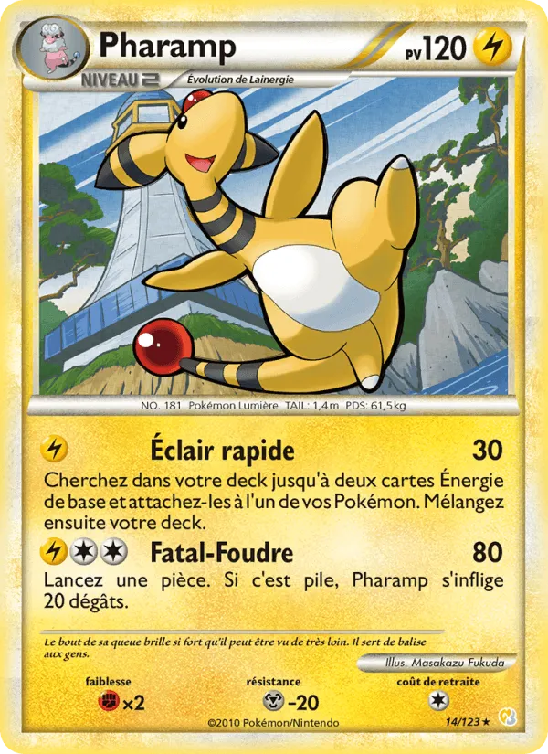 Pharamp · HeartGold SoulSilver 14/123