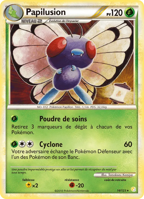 Papilusion · HeartGold SoulSilver 16/123