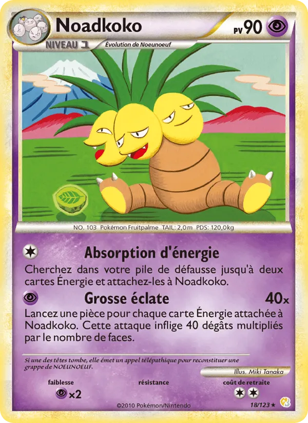 Noadkoko · HeartGold SoulSilver 18/123