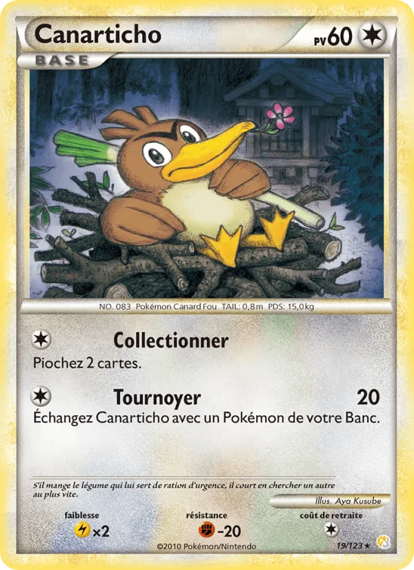 Canarticho · HeartGold SoulSilver 19/123