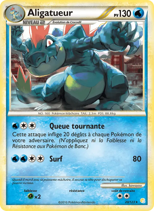 Aligatueur · HeartGold SoulSilver 20/123
