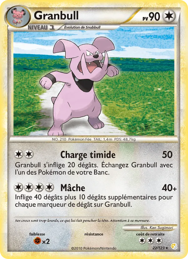 Granbull · HeartGold SoulSilver 22/123