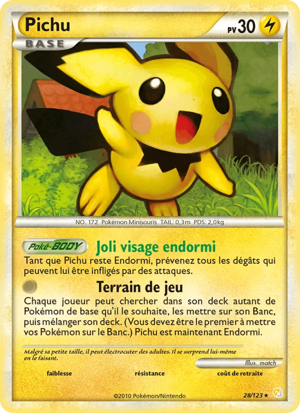 Pichu · HeartGold SoulSilver 28/123