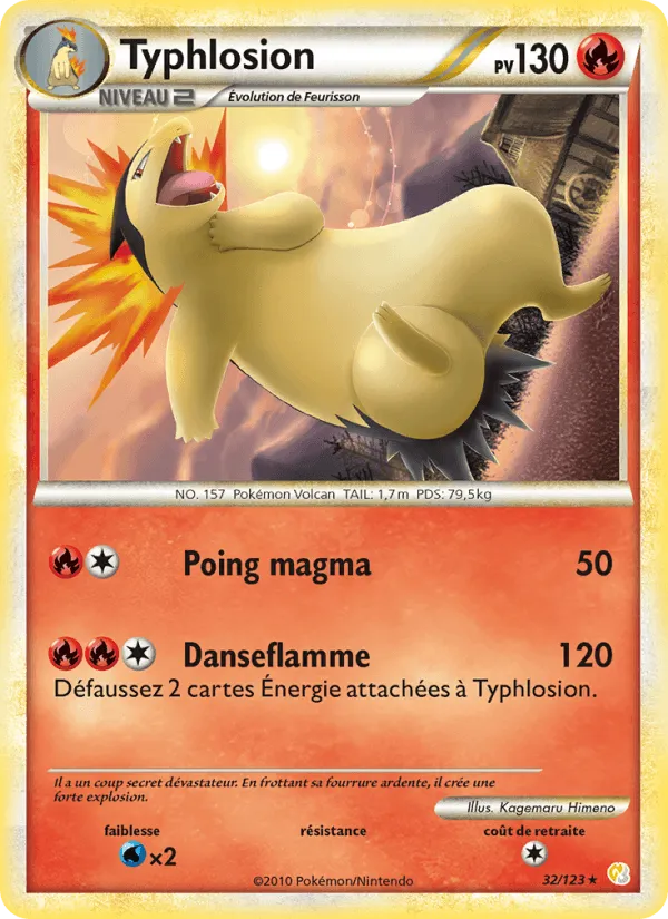 Typhlosion · HeartGold SoulSilver 32/123