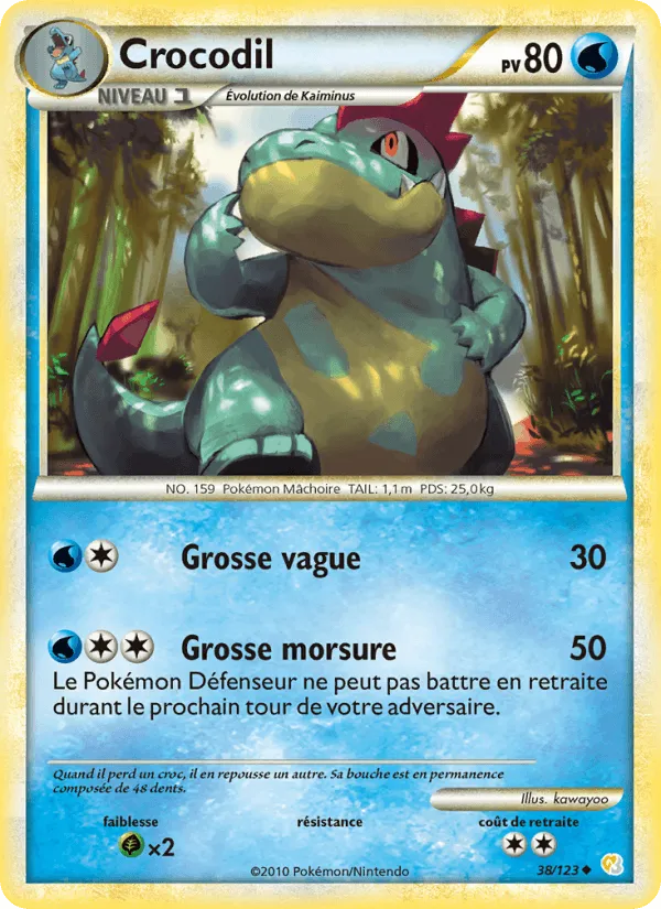 Crocodil · HeartGold SoulSilver 38/123