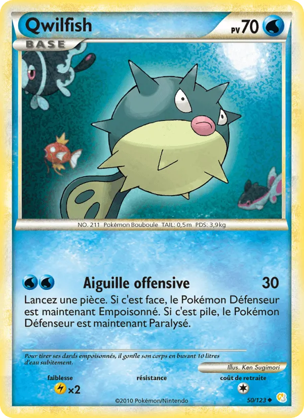 Qwilfish · HeartGold SoulSilver 50/123