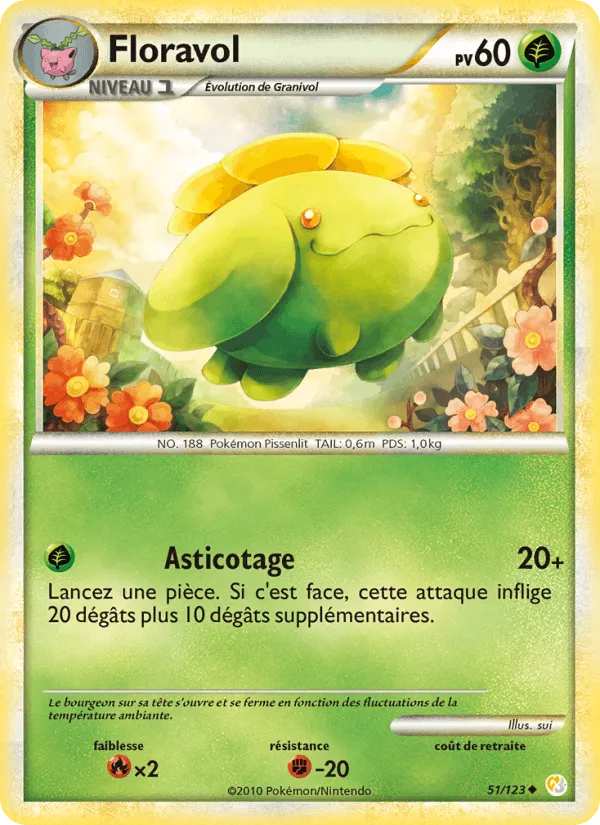 Floravol · HeartGold SoulSilver 51/123