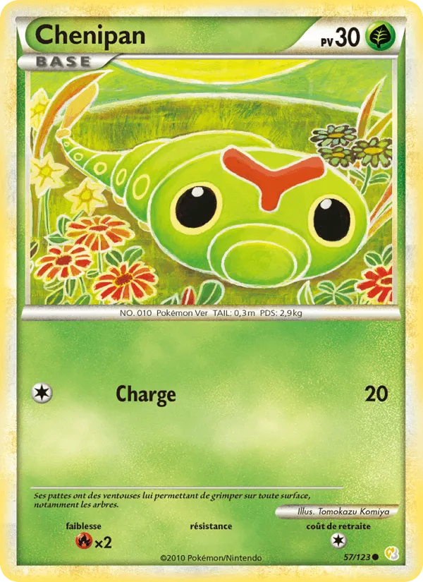 Chenipan · HeartGold SoulSilver 57/123