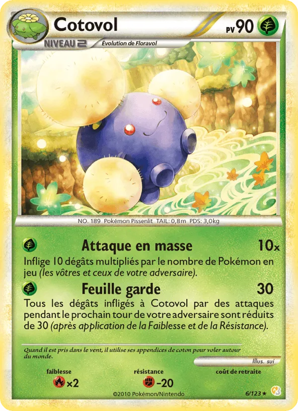 Cotovol · HeartGold SoulSilver 6/123