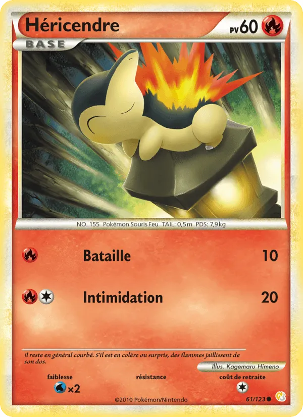 Héricendre · HeartGold SoulSilver 61/123
