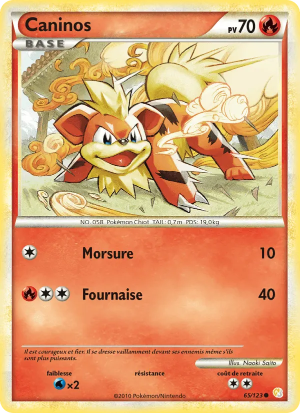 Caninos · HeartGold SoulSilver 65/123
