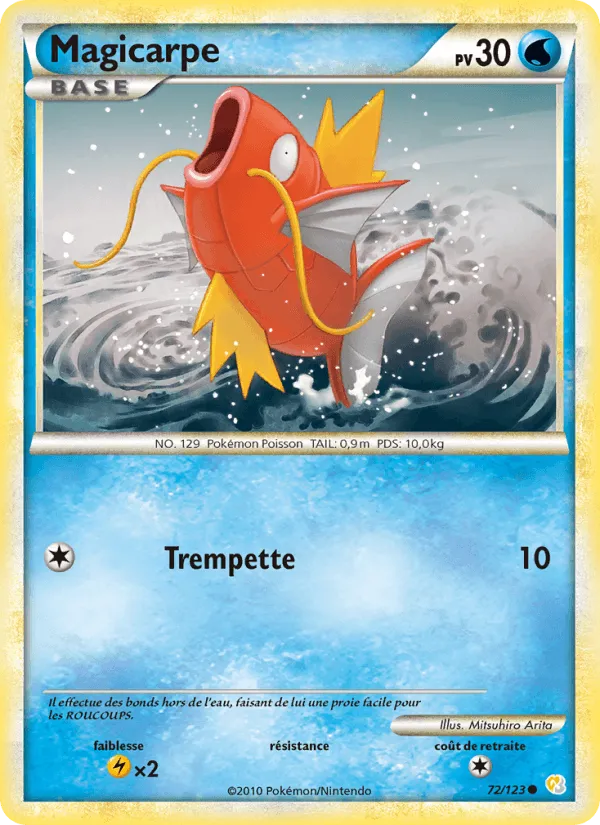 Magicarpe · HeartGold SoulSilver 72/123