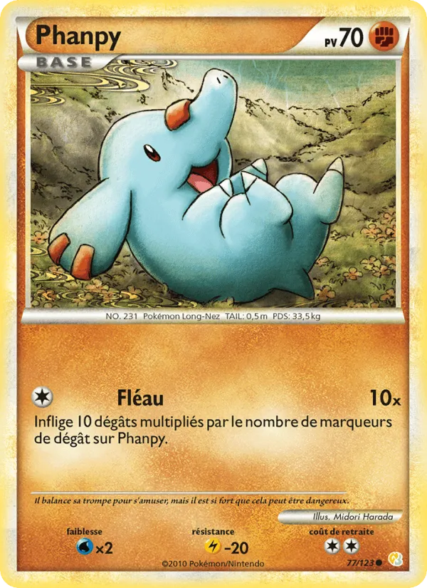 Phanpy · HeartGold SoulSilver 77/123