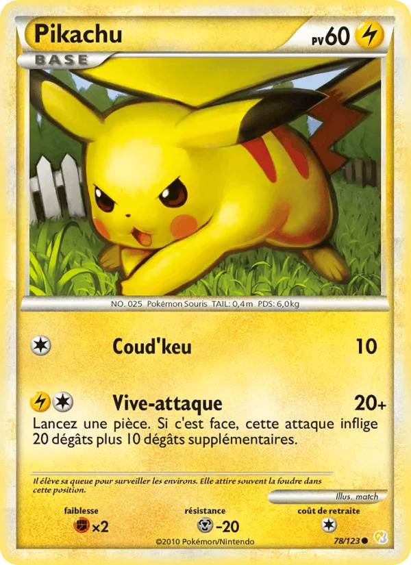 Pikachu · HeartGold SoulSilver 78/123